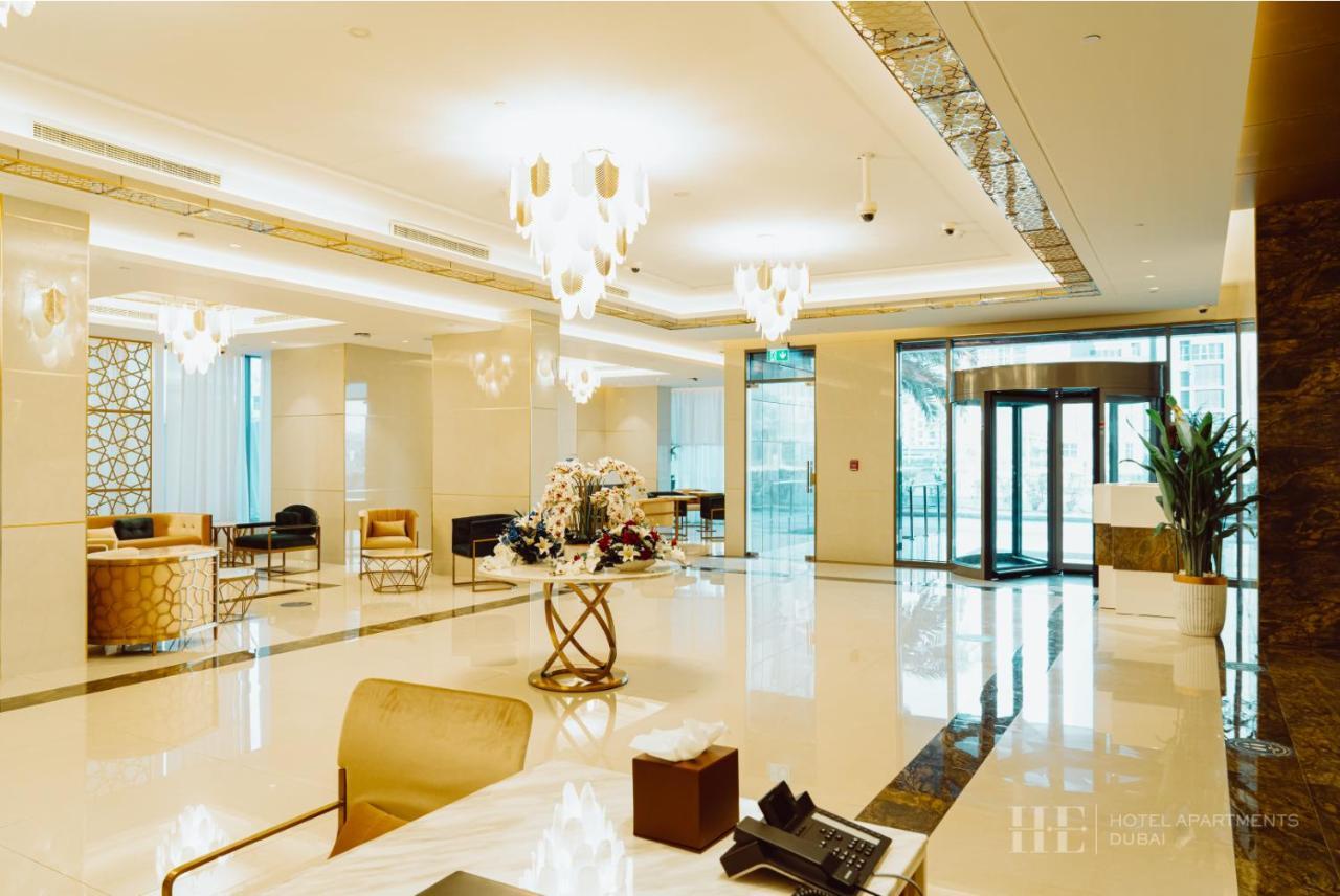 He Hotel Apartments Дубай Экстерьер фото Lobby
